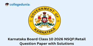 Karnataka Board 2026 Class 10 NSQF Retail Question Paper with Solutions